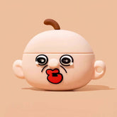 Silicone AirPods Case 3″ - Khaki Color - Men - Cute and Funny